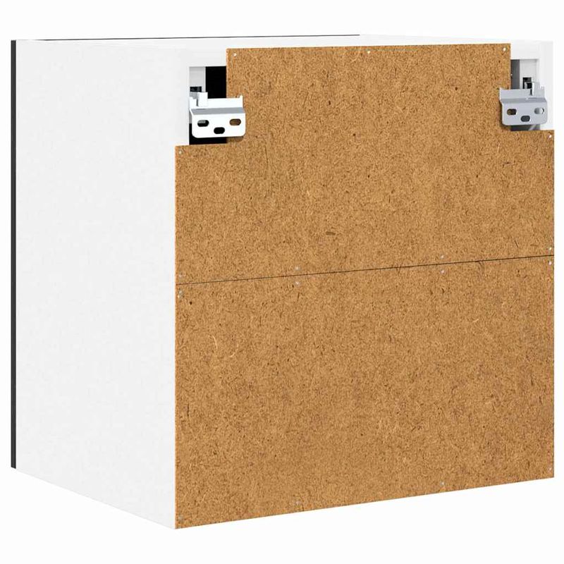 Casa si Gradina - Mobilier - Comode si corpuri - Corpuri bucatarie - Dulap suspendat Riga 2 pcs Stejar negru si Alb 40 x 31 x 40 cm - Infinity.ro