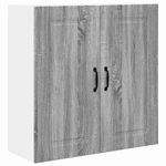 Casa si Gradina - Mobilier - Comode si corpuri - Corpuri bucatarie - Dulap suspendat de bucatarie cu raft Gri Sonoma 80 x 31 x 80 cm - Infinity.ro