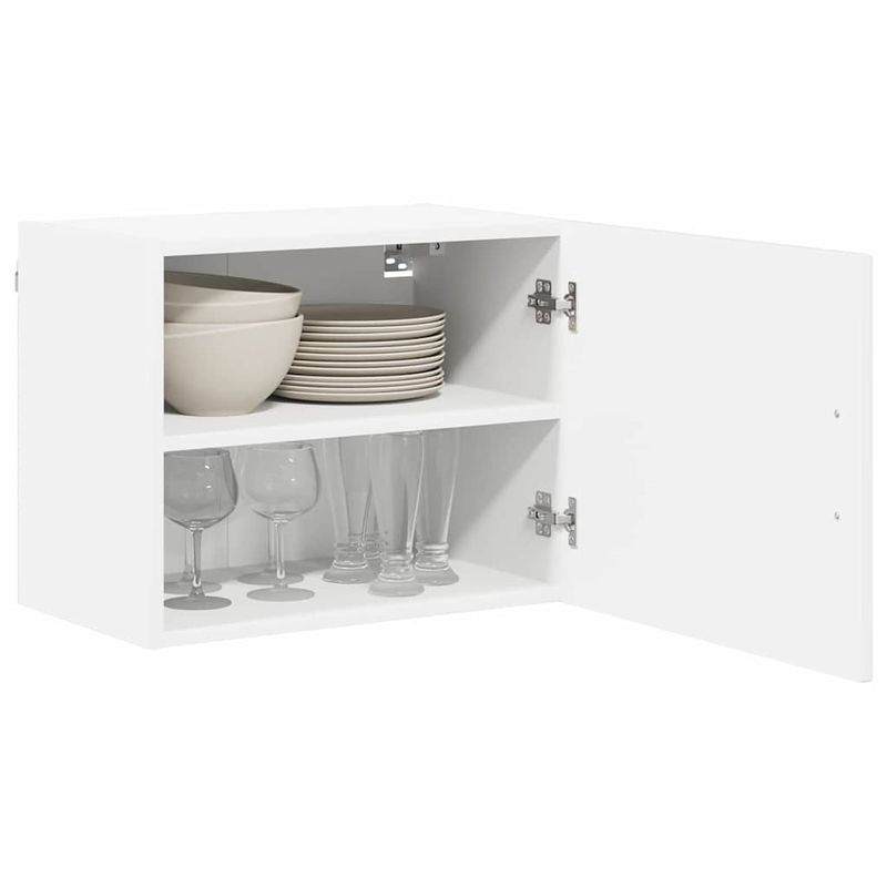 Casa si Gradina - Mobilier - Comode si corpuri - Corpuri bucatarie - Dulap suspendat de bucatarie 2 pcs Alb lucios 50 x 31 x 40 cm - Infinity.ro