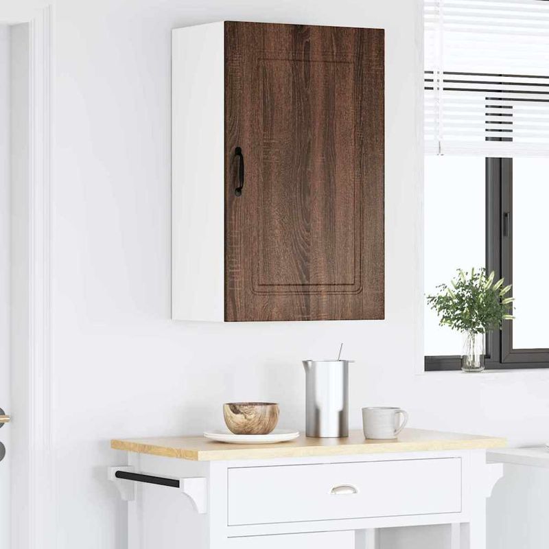 Casa si Gradina - Mobilier - Comode si corpuri - Corpuri bucatarie - Dulap suspendat de bucatarie Stejar inchis 50 x 31 x 80 cm - Infinity.ro