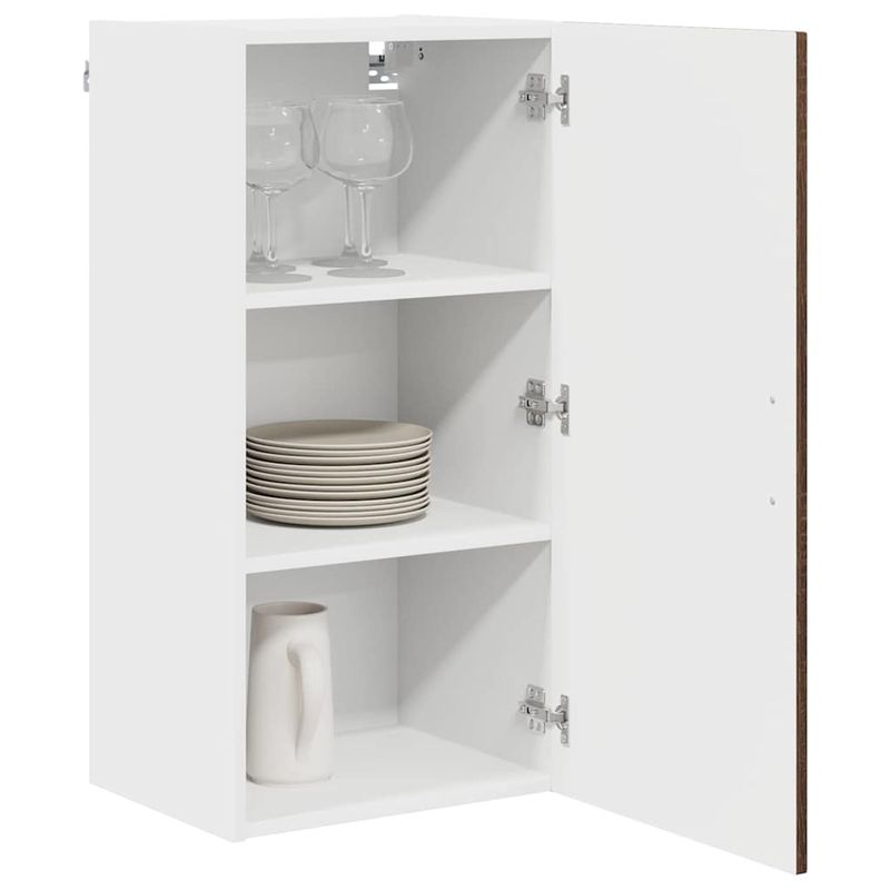 Casa si Gradina - Mobilier - Comode si corpuri - Corpuri bucatarie - Dulap suspendat de bucatarie Stejar inchis 40 x 31 x 80 cm - Infinity.ro