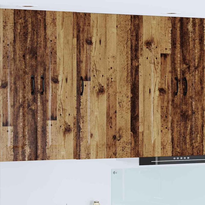 Casa si Gradina - Mobilier - Comode si corpuri - Corpuri bucatarie - Dulap suspendat de bucatarie cu usa Lemn Vechi 50 x 31 x 100 cm - Infinity.ro