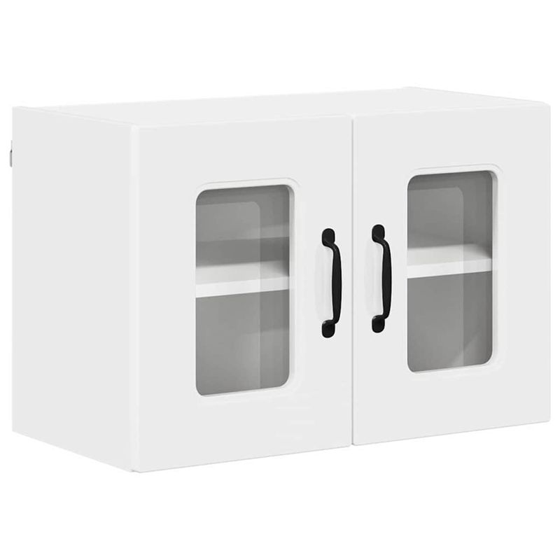 Casa si Gradina - Mobilier - Comode si corpuri - Corpuri bucatarie - Dulap suspendat de bucatarie 2 pcs Alb lucios 60 x 31 x 40 cm - Infinity.ro