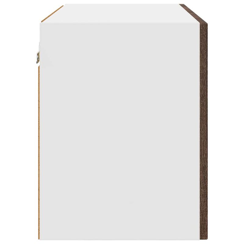 Casa si Gradina - Mobilier - Comode si corpuri - Corpuri bucatarie - Dulap suspendat de bucatarie cu raft cu usa 2 pcs Stejar inchis - Infinity.ro