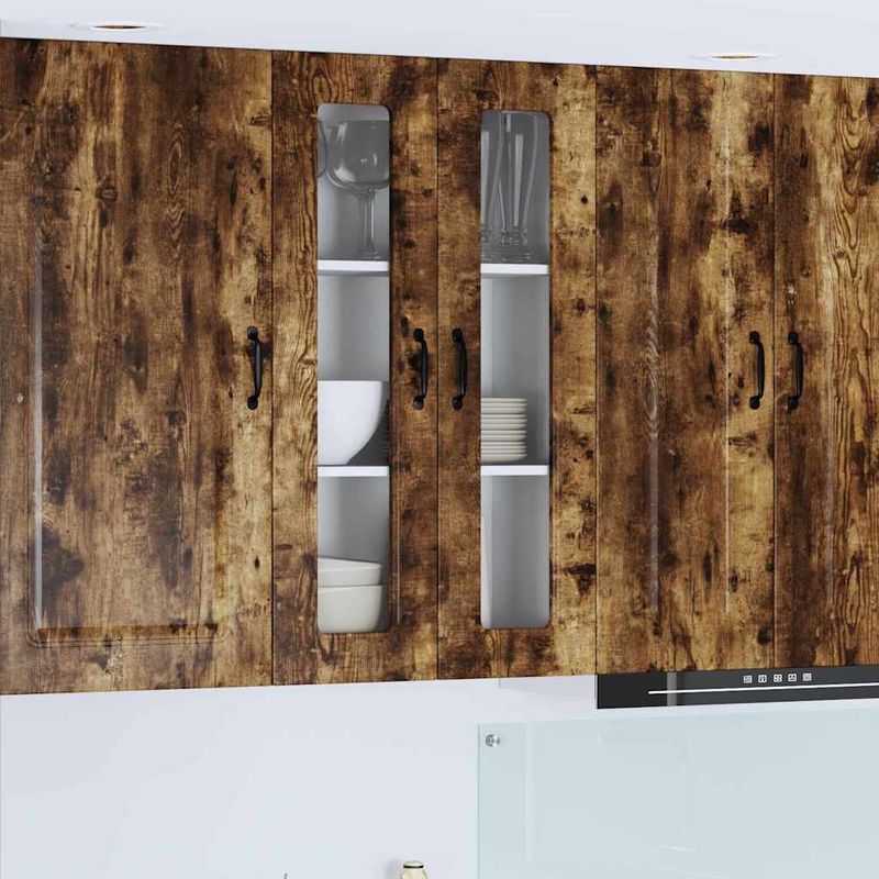 Casa si Gradina - Mobilier - Comode si corpuri - Corpuri bucatarie - Dulap suspendat de bucatarie Stejar fumuriu 60 x 31 x 100 cm - Infinity.ro
