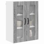 Casa si Gradina - Mobilier - Comode si corpuri - Corpuri bucatarie - Dulap suspendat de bucatarie cu raft Gri Sonoma 60 x 31 x 80 cm - Infinity.ro