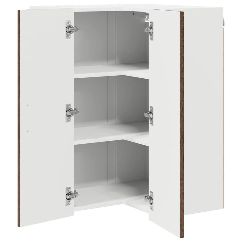 Casa si Gradina - Mobilier - Comode si corpuri - Corpuri bucatarie - Dulap suspendat de bucatarie Stejar inchis 57 x 57 x 80 cm - Infinity.ro