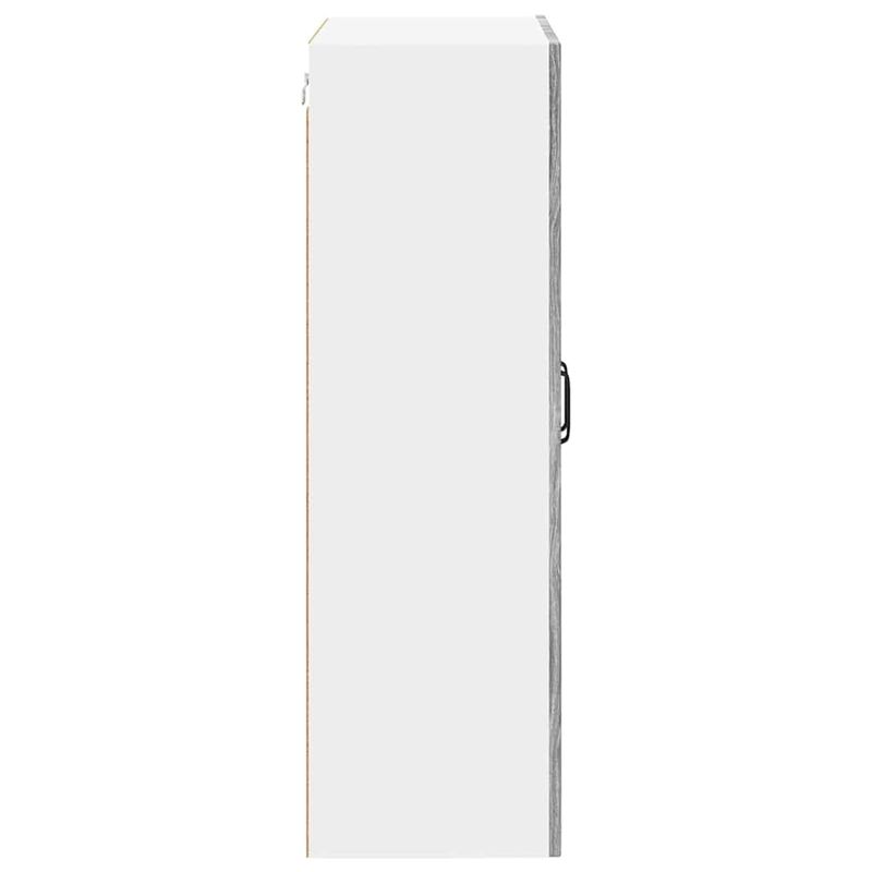 Casa si Gradina - Mobilier - Comode si corpuri - Corpuri bucatarie - Dulap suspendat de bucatarie cu usa Gri Sonoma 60 x 31 x 100 cm - Infinity.ro