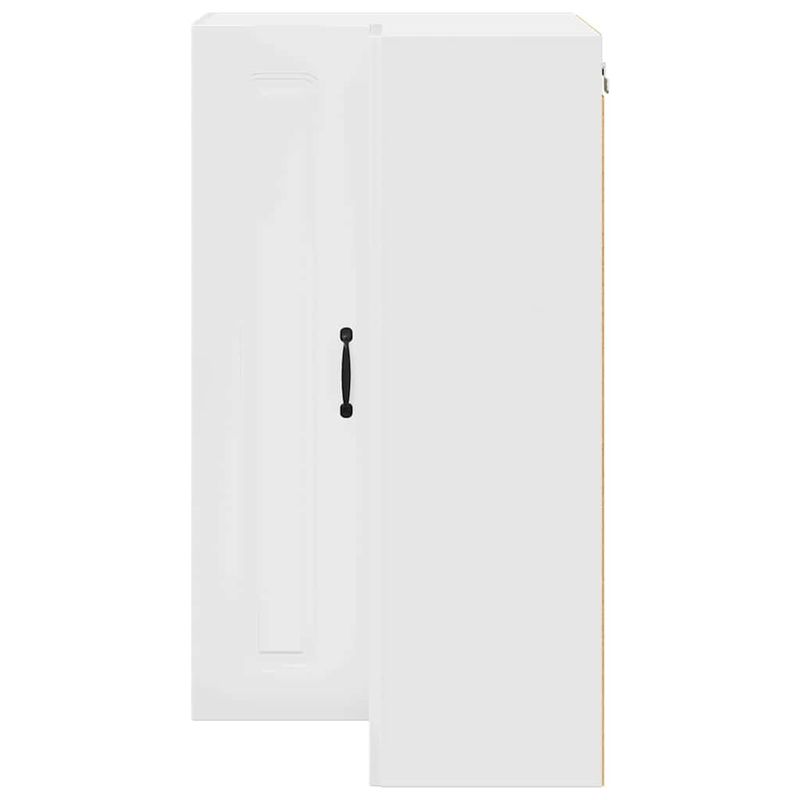 Casa si Gradina - Mobilier - Comode si corpuri - Corpuri bucatarie - Dulap suspendat de bucatarie cu usa Alb lucios 57 x 57 x 100 cm - Infinity.ro