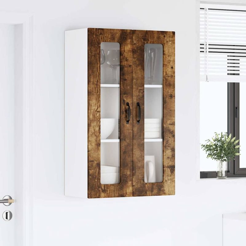 Casa si Gradina - Mobilier - Comode si corpuri - Corpuri bucatarie - Dulap suspendat de bucatarie Stejar fumuriu 60 x 31 x 100 cm - Infinity.ro