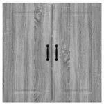 Casa si Gradina - Mobilier - Comode si corpuri - Corpuri bucatarie - Dulap suspendat de bucatarie cu raft Gri Sonoma 80 x 31 x 80 cm - Infinity.ro