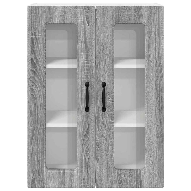 Casa si Gradina - Mobilier - Comode si corpuri - Corpuri bucatarie - Dulap suspendat de bucatarie cu raft Gri Sonoma 60 x 31 x 80 cm - Infinity.ro