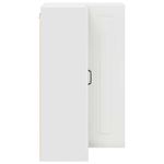 Casa si Gradina - Mobilier - Comode si corpuri - Corpuri bucatarie - Dulap suspendat de bucatarie cu usa Alb lucios 57 x 57 x 100 cm - Infinity.ro