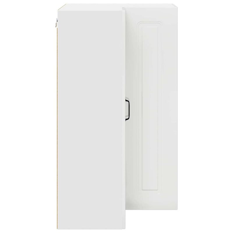 Casa si Gradina - Mobilier - Comode si corpuri - Corpuri bucatarie - Dulap suspendat de bucatarie cu usa Alb lucios 57 x 57 x 100 cm - Infinity.ro