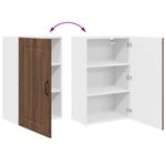 Casa si Gradina - Mobilier - Comode si corpuri - Corpuri bucatarie - Dulap suspendat de bucatarie Stejar inchis 50 x 31 x 80 cm - Infinity.ro