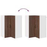 Casa si Gradina - Mobilier - Comode si corpuri - Corpuri bucatarie - Dulap suspendat de bucatarie Stejar inchis 57 x 57 x 80 cm - Infinity.ro