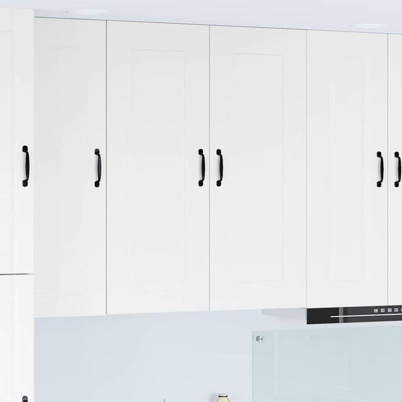 Casa si Gradina - Mobilier - Comode si corpuri - Corpuri bucatarie - Dulap suspendat de bucatarie cu usa Alb lucios 80 x 31 x 100 cm - Infinity.ro