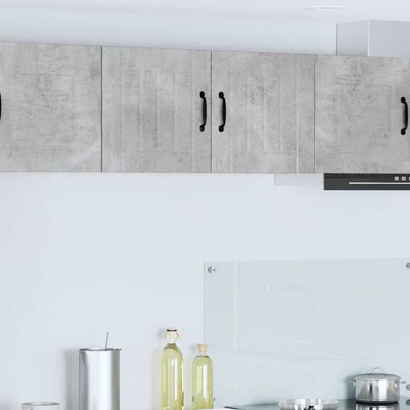Casa si Gradina - Mobilier - Comode si corpuri - Corpuri bucatarie - Dulap suspendat de bucatarie Gri din beton 40 x 31 x 40 cm - Infinity.ro