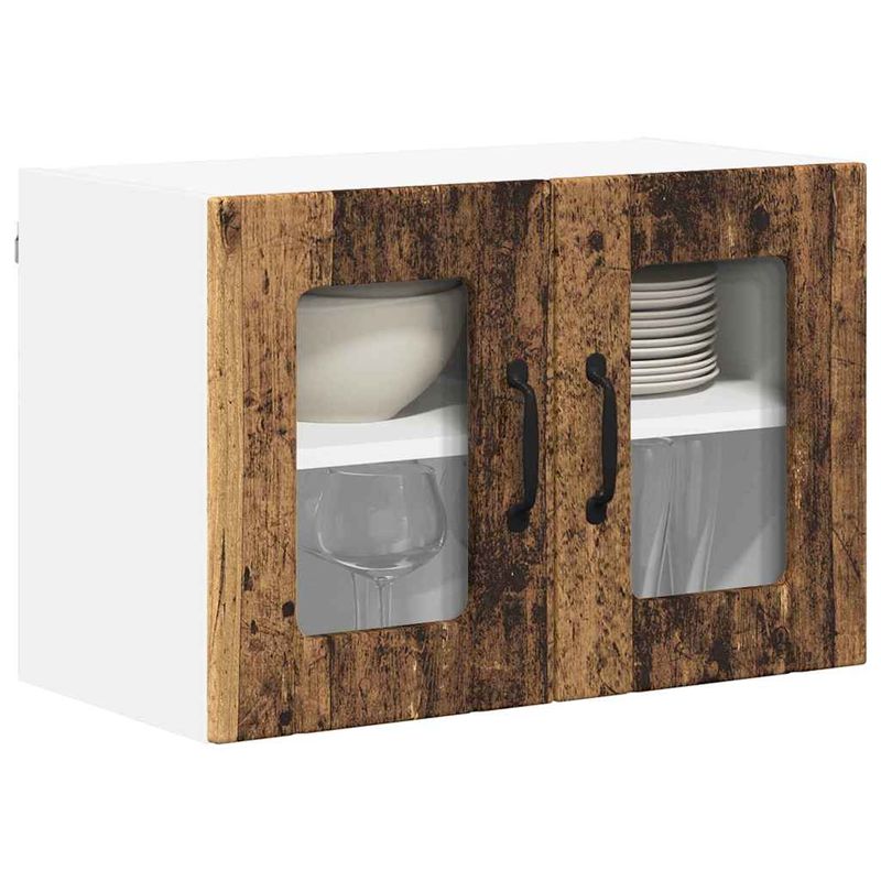 Casa si Gradina - Mobilier - Comode si corpuri - Corpuri bucatarie - Dulap suspendat de bucatarie cu raft Lemn Vechi 60 x 31 x 40 cm - Infinity.ro
