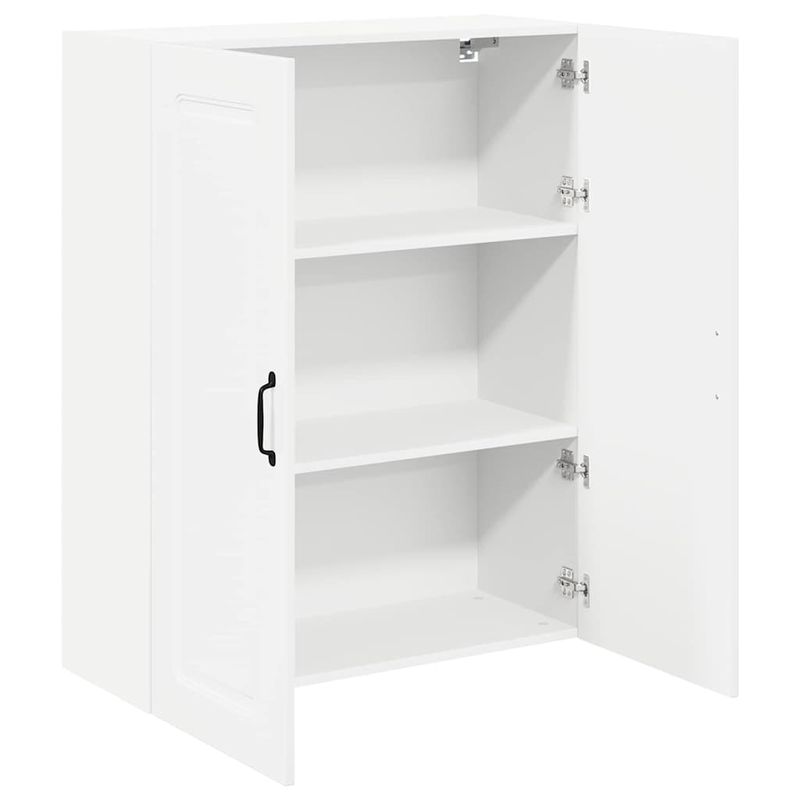 Casa si Gradina - Mobilier - Comode si corpuri - Corpuri bucatarie - Dulap suspendat de bucatarie cu usa Alb lucios 80 x 31 x 100 cm - Infinity.ro