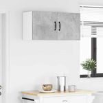 Casa si Gradina - Mobilier - Comode si corpuri - Corpuri bucatarie - Dulap suspendat de bucatarie Gri din beton 40 x 31 x 40 cm - Infinity.ro