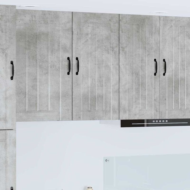 Casa si Gradina - Mobilier - Comode si corpuri - Corpuri bucatarie - Dulap suspendat de bucatarie Gri din beton 40 x 31 x 80 cm - Infinity.ro