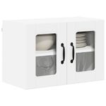 Casa si Gradina - Mobilier - Comode si corpuri - Corpuri bucatarie - Dulap suspendat de bucatarie cu raft 2 pcs Alb 60 x 31 x 40 cm - Infinity.ro