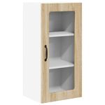 Casa si Gradina - Mobilier - Comode si corpuri - Corpuri bucatarie - Dulap suspendat de bucatarie cu raft 2 pcs Stejar Sonoma - Infinity.ro