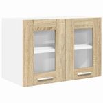 Casa si Gradina - Mobilier - Comode si corpuri - Corpuri bucatarie - Dulap suspendat cu raft Riga Stejar Sonoma 60 x 31 x 40 cm - Infinity.ro