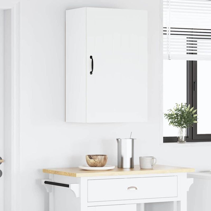 Casa si Gradina - Mobilier - Comode si corpuri - Corpuri bucatarie - Dulap suspendat de bucatarie Alb 50 x 31 x 80 cm Lemn compozit - Infinity.ro