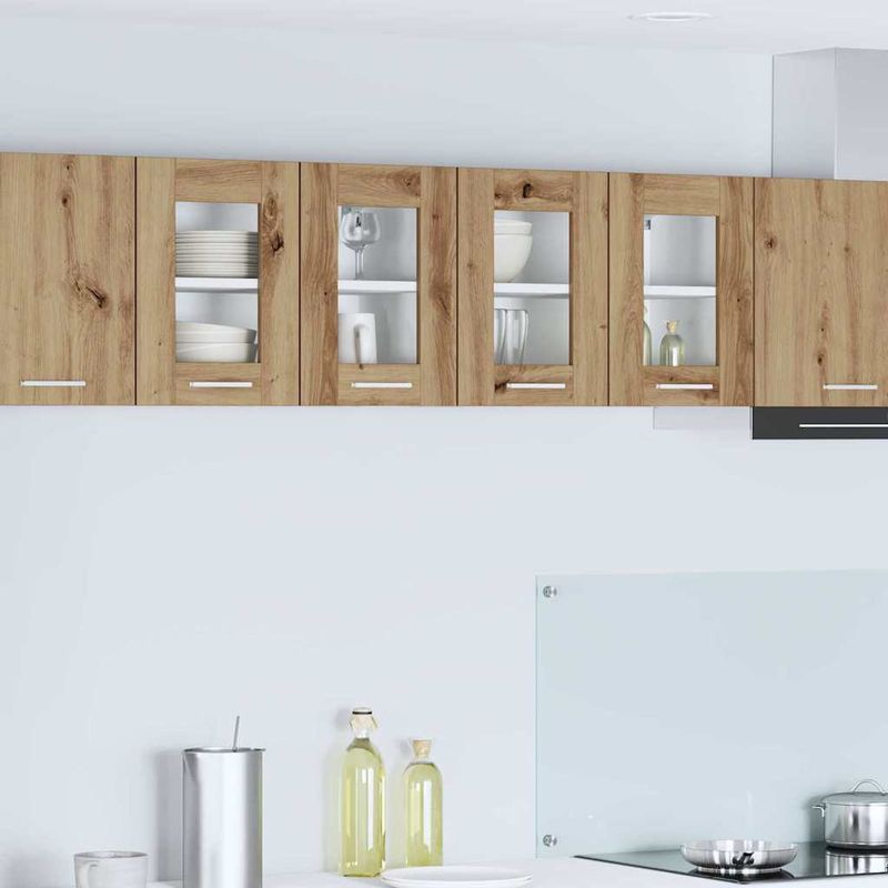 Casa si Gradina - Mobilier - Comode si corpuri - Corpuri bucatarie - Dulap suspendat Riga 2 pcs Stejar Artizanal 60 x 31 x 40 cm - Infinity.ro