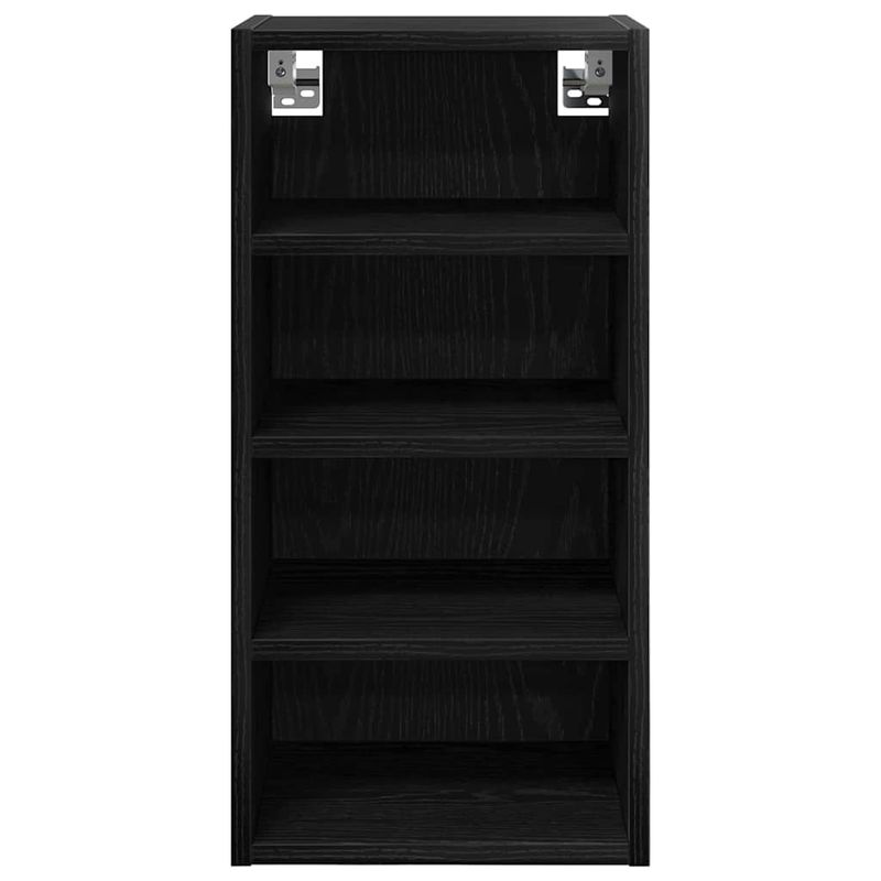 Casa si Gradina - Mobilier - Comode si corpuri - Corpuri bucatarie - Dulap suspendat cu raft Riga Stejar negru 30 x 29,5 x 60 cm - Infinity.ro