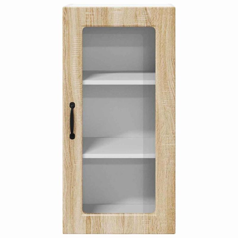 Casa si Gradina - Mobilier - Comode si corpuri - Corpuri bucatarie - Dulap suspendat de bucatarie cu raft 2 pcs Stejar Sonoma - Infinity.ro