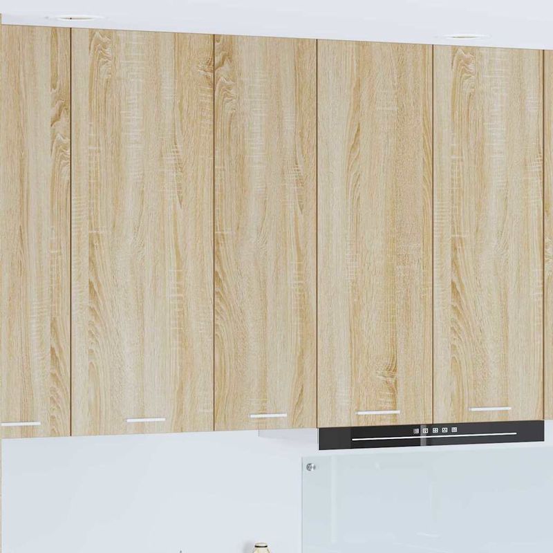 Casa si Gradina - Mobilier - Comode si corpuri - Corpuri bucatarie - Dulap suspendat cu raft Riga Stejar Sonoma 30 x 31 x 100 cm - Infinity.ro