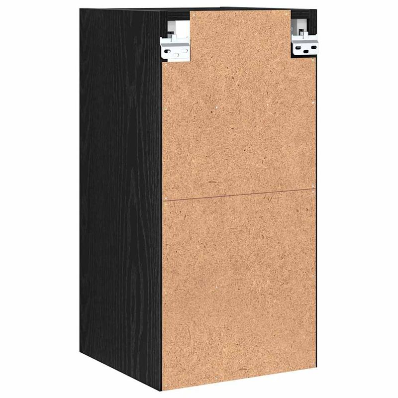Casa si Gradina - Mobilier - Comode si corpuri - Corpuri bucatarie - Dulap suspendat cu raft Riga Stejar negru 30 x 29,5 x 60 cm - Infinity.ro