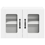 Casa si Gradina - Mobilier - Comode si corpuri - Corpuri bucatarie - Dulap suspendat de bucatarie cu raft 2 pcs Alb 60 x 31 x 40 cm - Infinity.ro