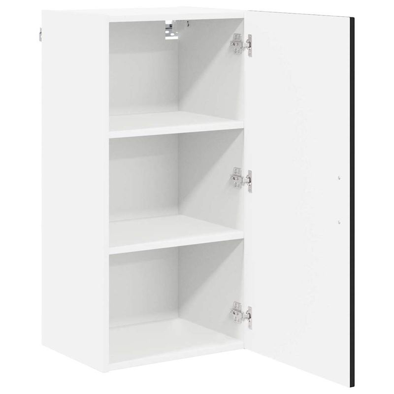 Casa si Gradina - Mobilier - Comode si corpuri - Corpuri bucatarie - Dulap suspendat de bucatarie cu raft Negru 40 x 31 x 80 cm - Infinity.ro