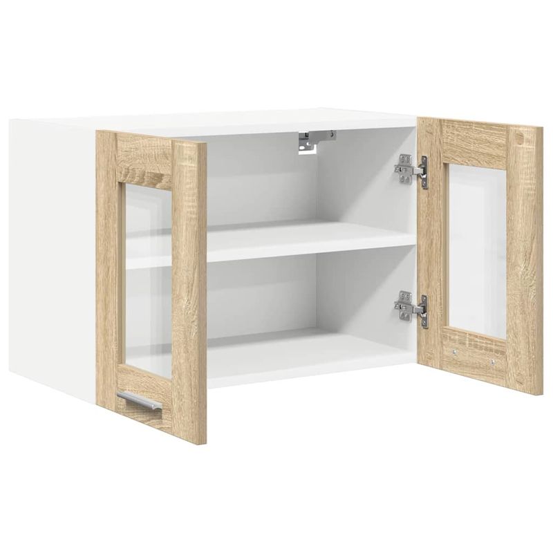 Casa si Gradina - Mobilier - Comode si corpuri - Corpuri bucatarie - Dulap suspendat cu raft Riga Stejar Sonoma 60 x 31 x 40 cm - Infinity.ro