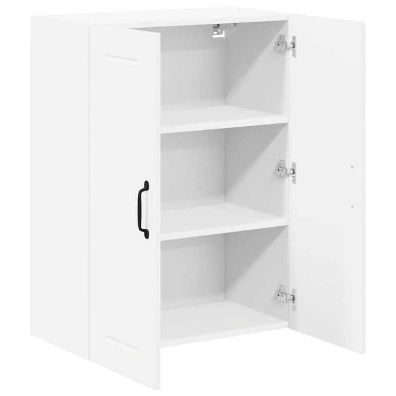 Casa si Gradina - Mobilier - Comode si corpuri - Corpuri bucatarie - Dulap suspendat de bucatarie cu raft Alb lucios 60 x 31 x 80 cm - Infinity.ro