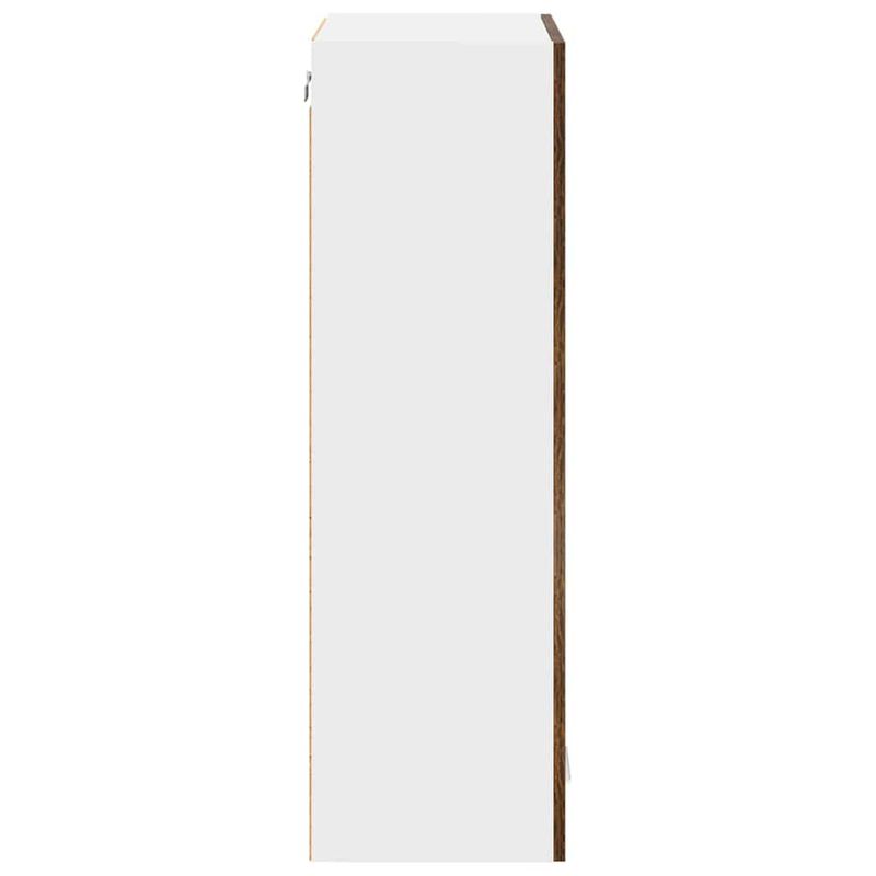 Casa si Gradina - Mobilier - Comode si corpuri - Corpuri bucatarie - Dulap suspendat cu raft Riga Stejar fumuriu 40 x 31 x 100 cm - Infinity.ro