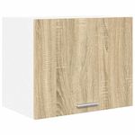 Casa si Gradina - Mobilier - Comode si corpuri - Corpuri bucatarie - Dulap suspendat Riga 2 pcs Stejar Sonoma si Alb 50 x 31 x 40 cm - Infinity.ro