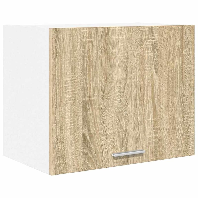 Casa si Gradina - Mobilier - Comode si corpuri - Corpuri bucatarie - Dulap suspendat Riga 2 pcs Stejar Sonoma si Alb 50 x 31 x 40 cm - Infinity.ro