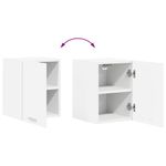 Casa si Gradina - Mobilier - Comode si corpuri - Corpuri bucatarie - Dulap suspendat cu raft Riga Alb 30 x 31 x 40 cm Lemn compozit - Infinity.ro
