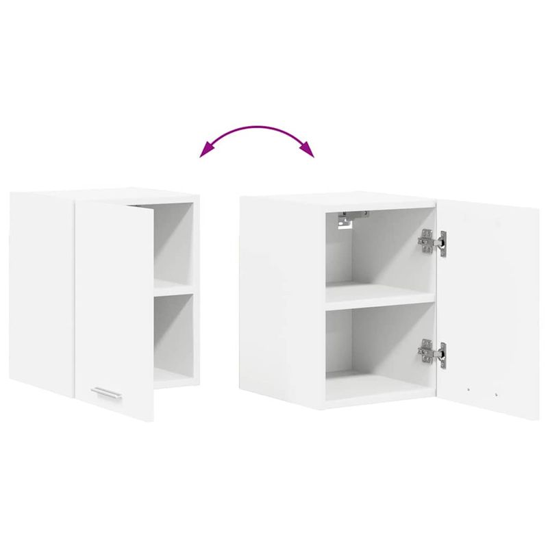 Casa si Gradina - Mobilier - Comode si corpuri - Corpuri bucatarie - Dulap suspendat cu raft Riga Alb 30 x 31 x 40 cm Lemn compozit - Infinity.ro