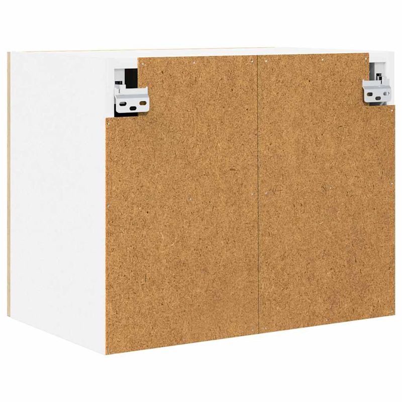 Casa si Gradina - Mobilier - Comode si corpuri - Corpuri bucatarie - Dulap suspendat Riga 2 pcs Stejar Sonoma si Alb 50 x 31 x 40 cm - Infinity.ro