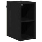 Casa si Gradina - Mobilier - Comode si corpuri - Corpuri bucatarie - Dulap suspendat cu raft Riga Stejar Negru 20 x 29,5 x 40 cm - Infinity.ro