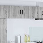 Casa si Gradina - Mobilier - Comode si corpuri - Corpuri bucatarie - Dulap suspendat de bucatarie cu raft Gri Sonoma 50 x 31 x 40 cm - Infinity.ro