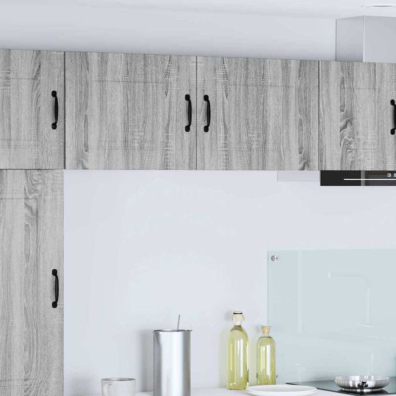 Casa si Gradina - Mobilier - Comode si corpuri - Corpuri bucatarie - Dulap suspendat de bucatarie cu raft Gri Sonoma 50 x 31 x 40 cm - Infinity.ro