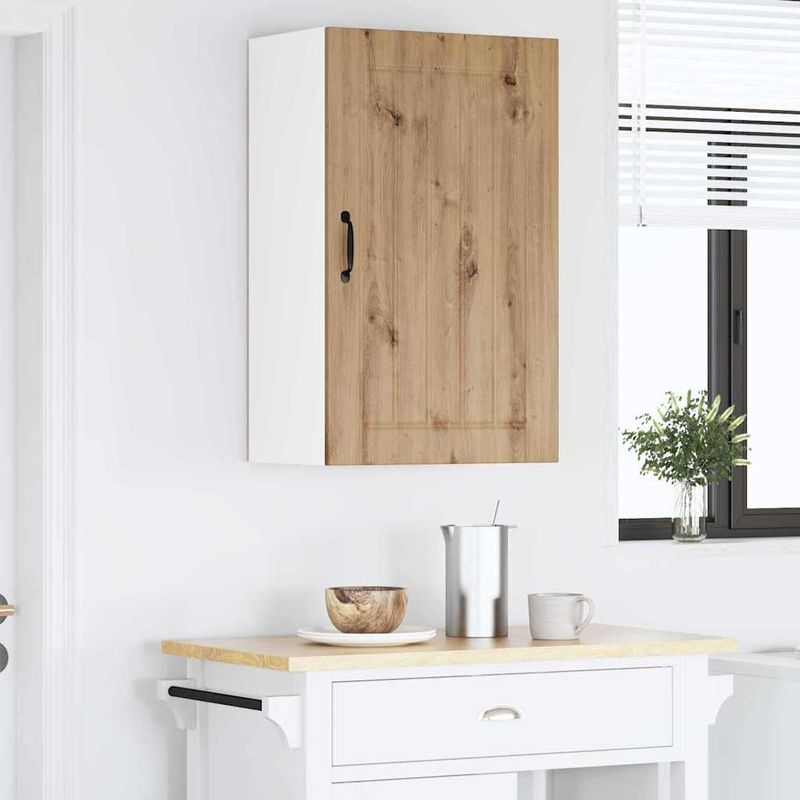 Casa si Gradina - Mobilier - Comode si corpuri - Corpuri bucatarie - Dulap suspendat de bucatarie Stejar Artizanal 50 x 31 x 80 cm - Infinity.ro