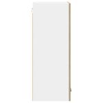 Casa si Gradina - Mobilier - Comode si corpuri - Corpuri bucatarie - Dulap suspendat Riga Stejar Sonoma si Alb 40 x 31 x 80 cm - Infinity.ro